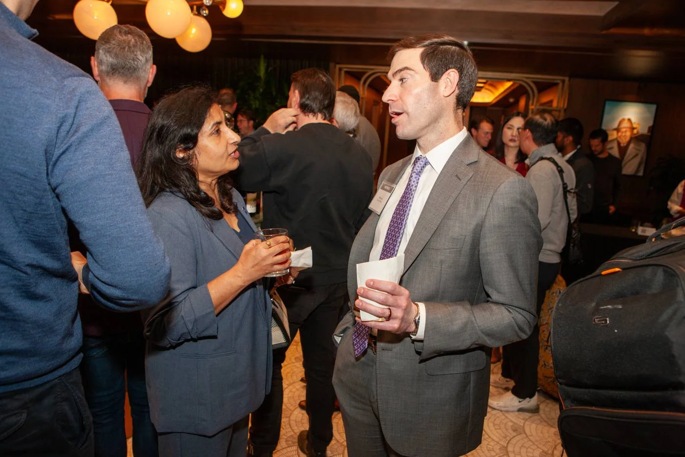 Somya Chaudhary in conversation with a guest